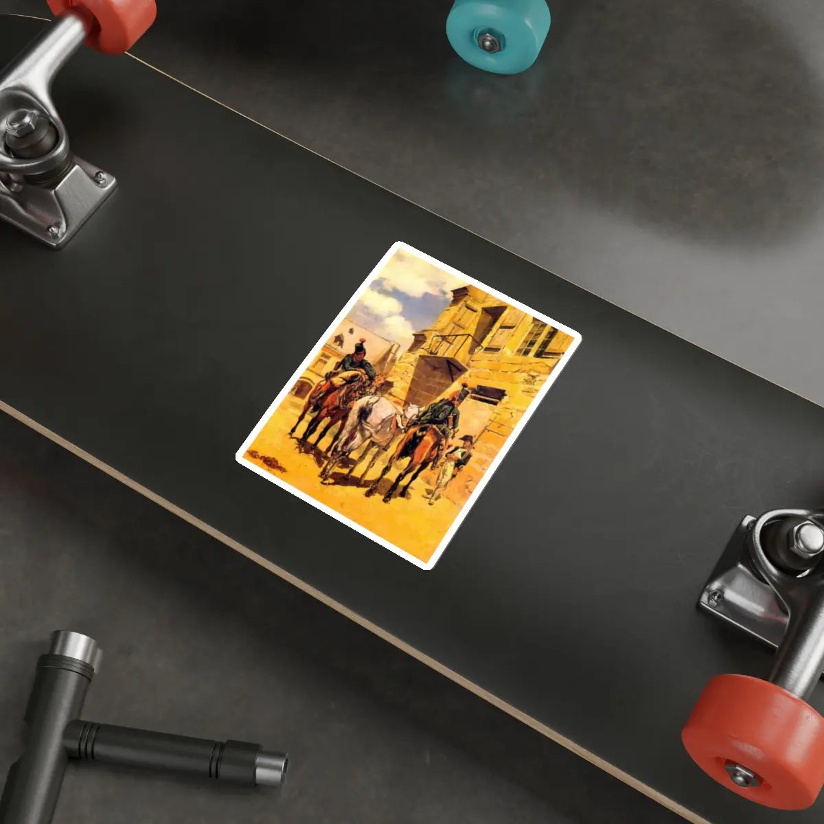 SKU:14791019065971152403 Sticker types:White Shape:Die-Cut Sizes:5" × 5"