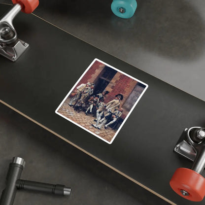 SKU:29290525989564247031 Sticker types:White Shape:Die-Cut Sizes:5" × 5"