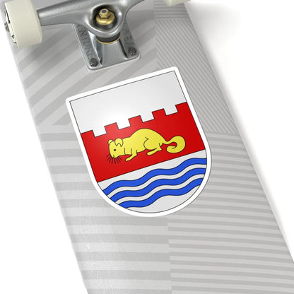 Melano-coat of arms (Switzerland) (Coat of Arms) STICKER Vinyl Kiss-Cut Decal - The Sticker Space