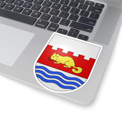 Melano-coat of arms (Switzerland) (Coat of Arms) STICKER Vinyl Kiss-Cut Decal - The Sticker Space