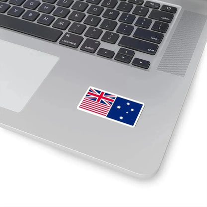 Melbourne Evening Herald flag blue (Australia) STICKER Vinyl Kiss-Cut Decal - The Sticker Space