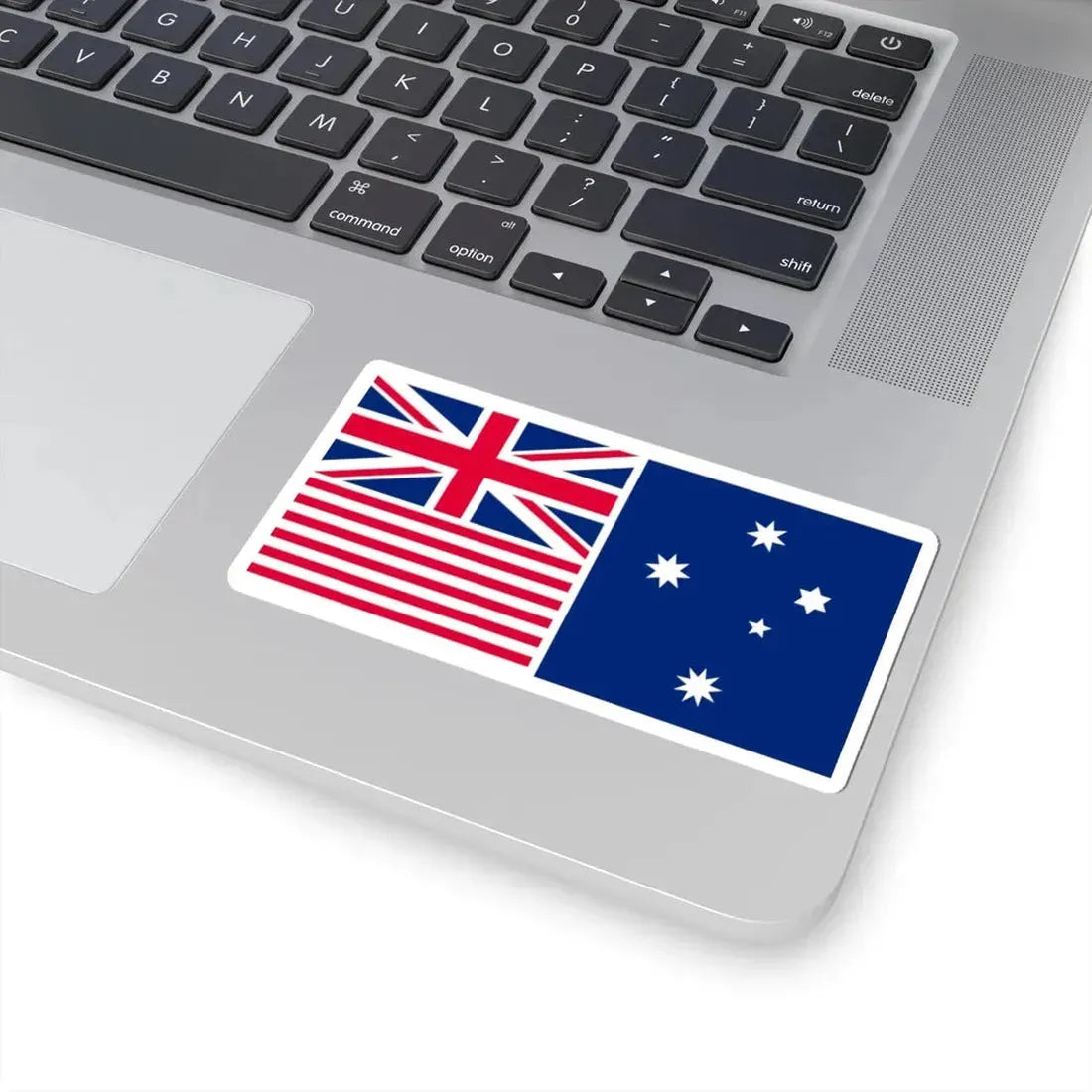 Melbourne Evening Herald flag blue (Australia) STICKER Vinyl Kiss-Cut Decal - The Sticker Space