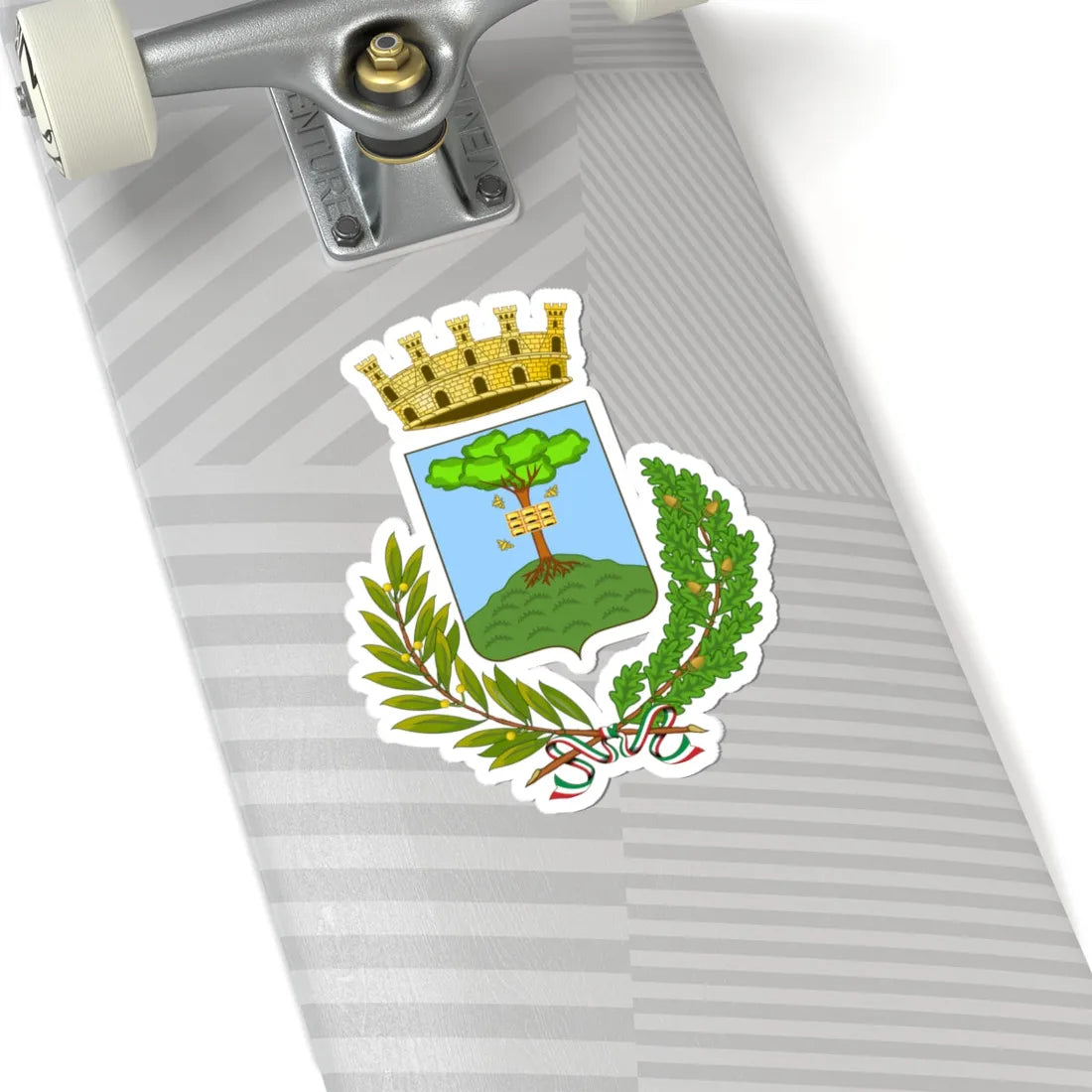 Melendugno-Stemma (Italy) (Coat of Arms) STICKER Vinyl Kiss-Cut Decal - The Sticker Space
