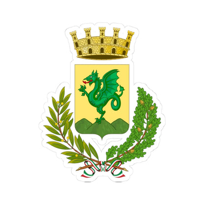 Melfi-Stemma (Italy) (Coat of Arms) STICKER Vinyl Kiss-Cut Decal 3 Inch White - The Sticker Space