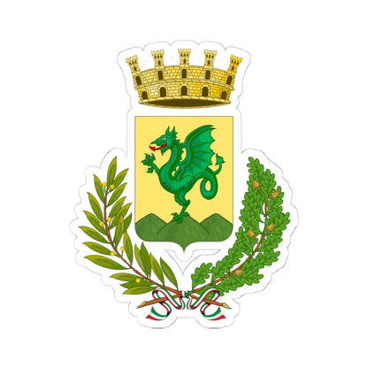 Melfi-Stemma (Italy) (Coat of Arms) STICKER Vinyl Kiss-Cut Decal 6 Inch White - The Sticker Space