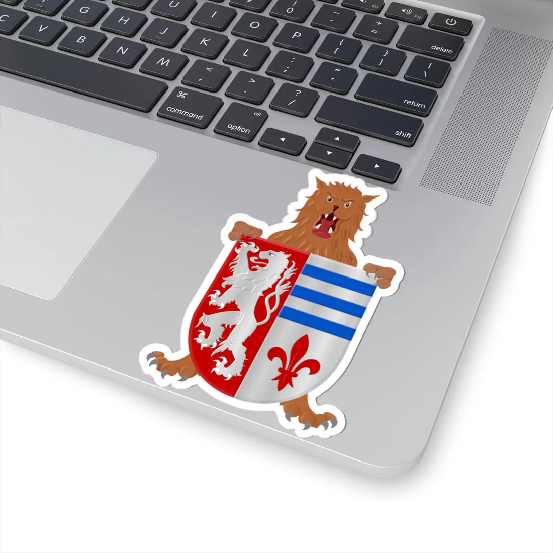 Melick en Herkenbosch-Roerdalen wapen (Netherlands) (Coat of Arms) STICKER Vinyl Kiss-Cut Decal - The Sticker Space