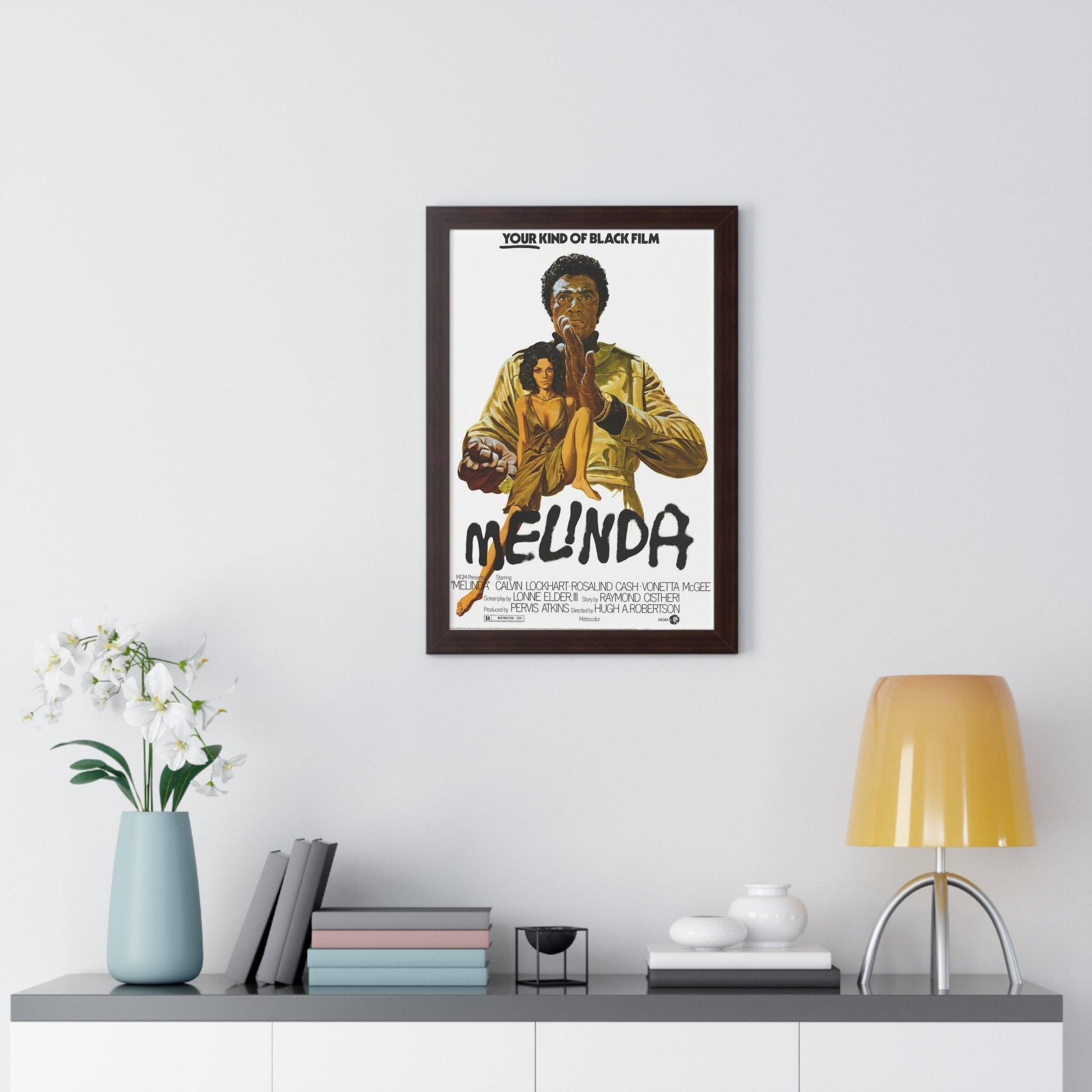 MELINDA 1972 - Framed Movie Poster-The Sticker Space