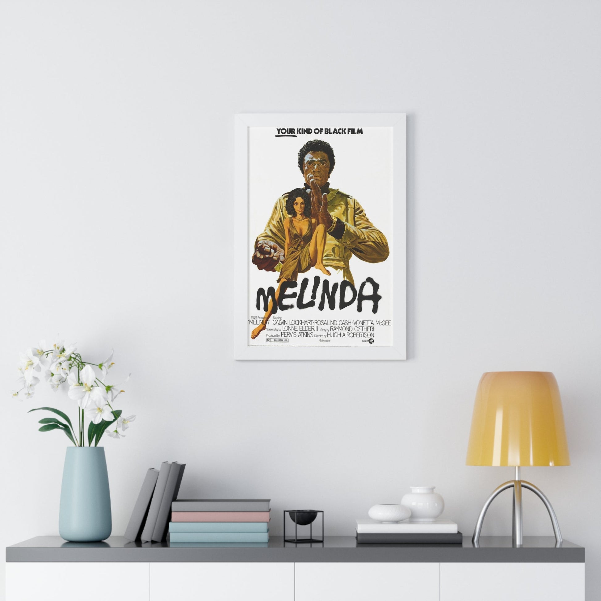 MELINDA 1972 - Framed Movie Poster-The Sticker Space