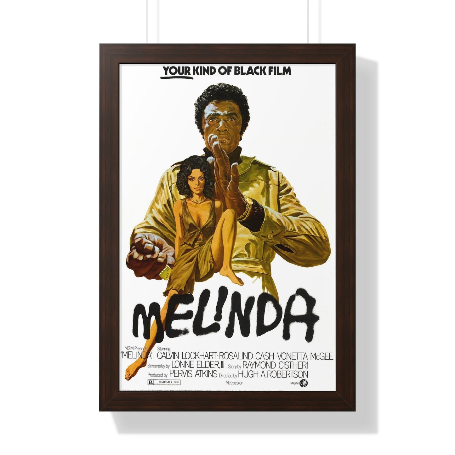 MELINDA 1972 - Framed Movie Poster-16″ x 24″-The Sticker Space