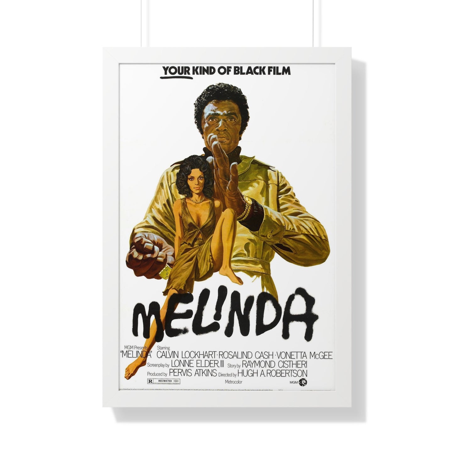 MELINDA 1972 - Framed Movie Poster-20" x 30"-The Sticker Space