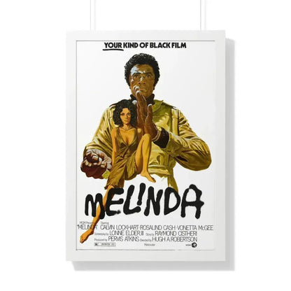 MELINDA 1972 - Framed Movie Poster 20" x 30" White - The Sticker Space