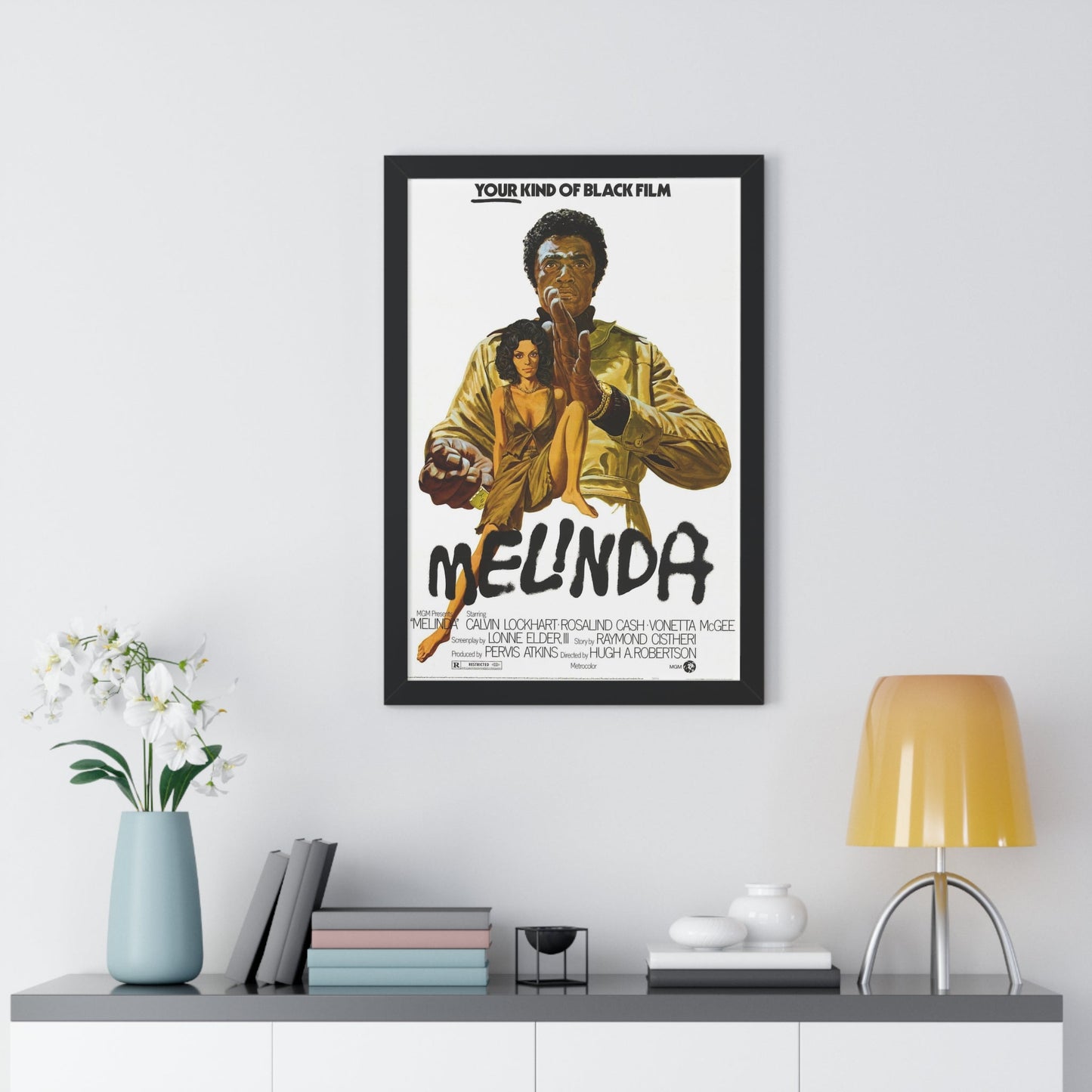 MELINDA 1972 - Framed Movie Poster-The Sticker Space