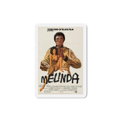 Melinda 1972 Movie Poster Refrigerator Magnet 3 Inch - The Sticker Space