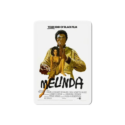 MELINDA 1972 Movie Poster - Refrigerator Magnet 6 Inch Die-Cut - The Sticker Space