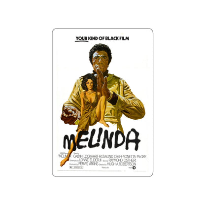 MELINDA 1972 Movie Poster STICKER Vinyl Die-Cut Decal-3 Inch-The Sticker Space