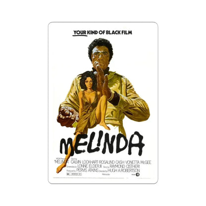 MELINDA 1972 Movie Poster - STICKER Vinyl Kiss-Cut Decal 6 Inch White - The Sticker Space
