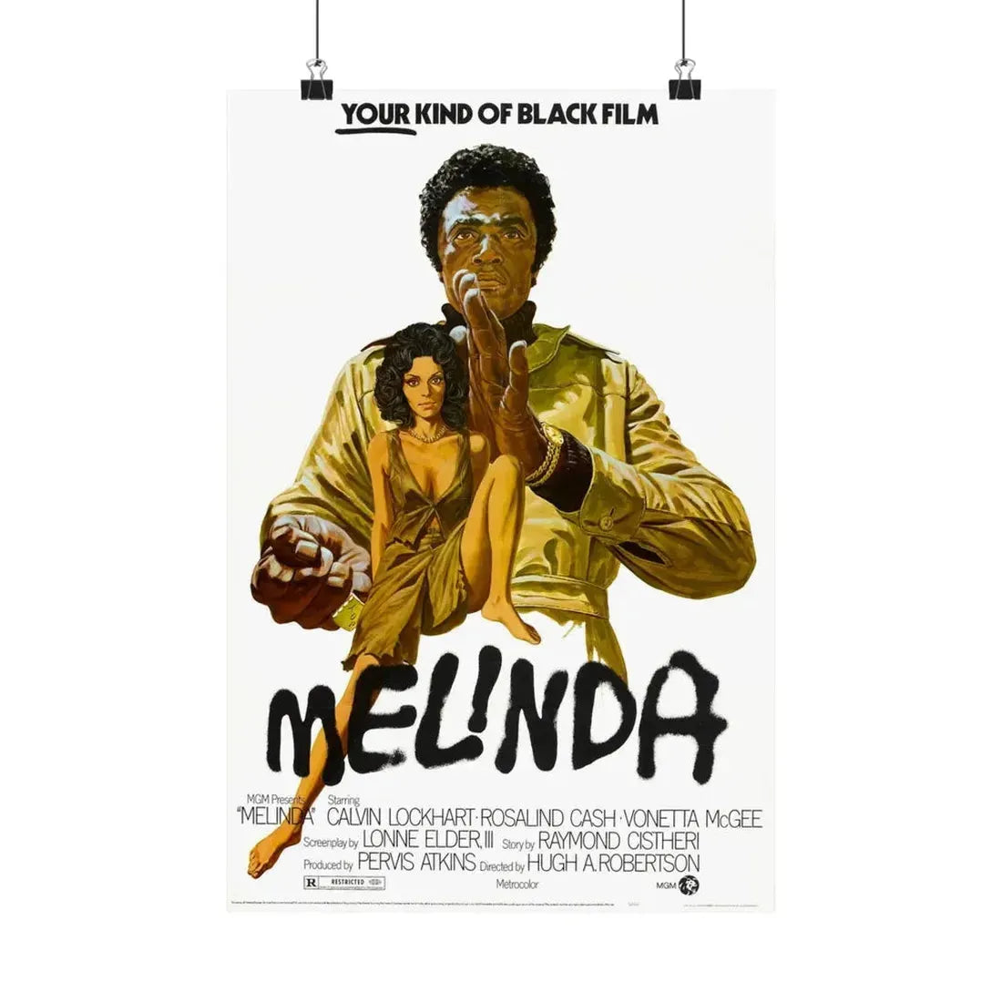 MELINDA 1972 - Paper Movie Poster - The Sticker Space