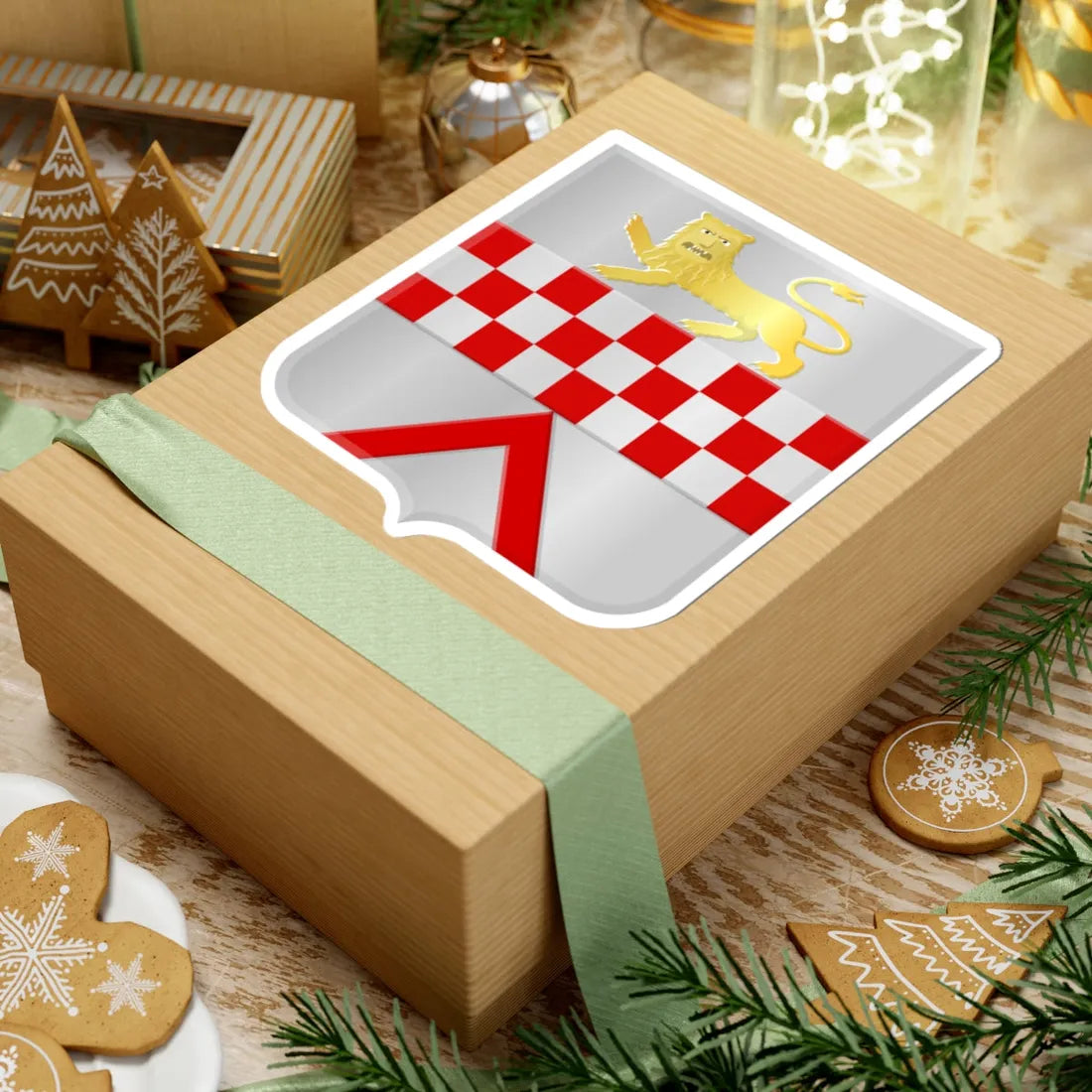 Melissant wapen (Netherlands) (Coat of Arms) STICKER Vinyl Kiss-Cut Decal - The Sticker Space