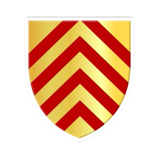 Melle wapen (Belgium) (Coat of Arms) STICKER Vinyl Kiss-Cut Decal 2 Inch White - The Sticker Space