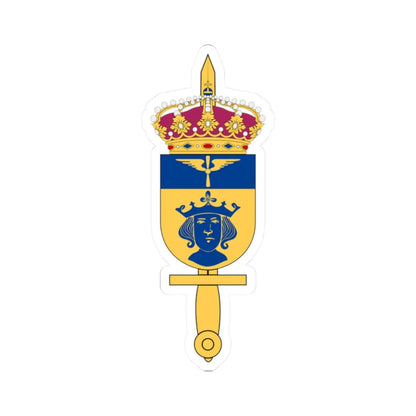 Mellersta flygkommandot vapen (Sweden) (Coat of Arms) STICKER Vinyl Kiss-Cut Decal 2 Inch White - The Sticker Space