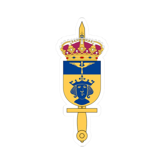 Mellersta flygkommandot vapen (Sweden) (Coat of Arms) STICKER Vinyl Kiss-Cut Decal 2 Inch White - The Sticker Space