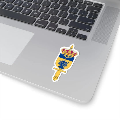 Mellersta flygkommandot vapen (Sweden) (Coat of Arms) STICKER Vinyl Kiss-Cut Decal - The Sticker Space