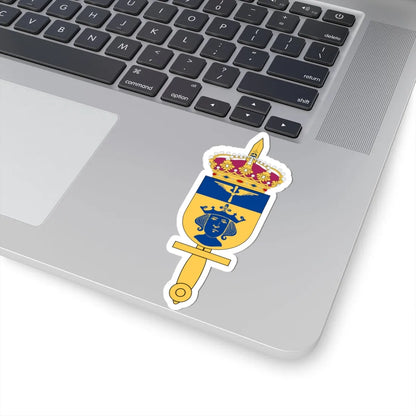 Mellersta flygkommandot vapen (Sweden) (Coat of Arms) STICKER Vinyl Kiss-Cut Decal - The Sticker Space