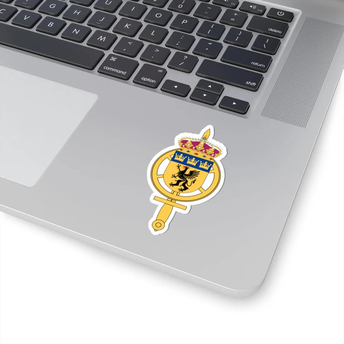 Mellersta underhållsregementet vapen (Sweden) (Coat of Arms) STICKER Vinyl Kiss-Cut Decal - The Sticker Space