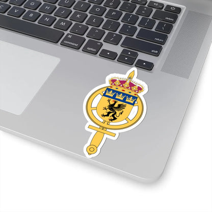 Mellersta underhållsregementet vapen (Sweden) (Coat of Arms) STICKER Vinyl Kiss-Cut Decal - The Sticker Space