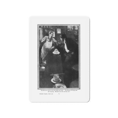 Mellowing Money (2), Everybody's Magazine, August 1923 (Magazine Illustration) Refrigerator Magnet 3 Inch - The Sticker Space