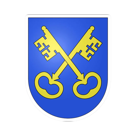 Mels-coat of arms (Switzerland) (Coat of Arms) STICKER Vinyl Kiss-Cut Decal 2 Inch White - The Sticker Space