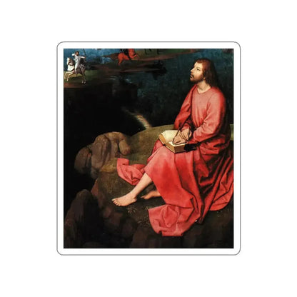 MEMLING, Hans - catherine (Artwork) STICKER Vinyl Die-Cut Decal White Die-Cut 3 Inch - The Sticker Space