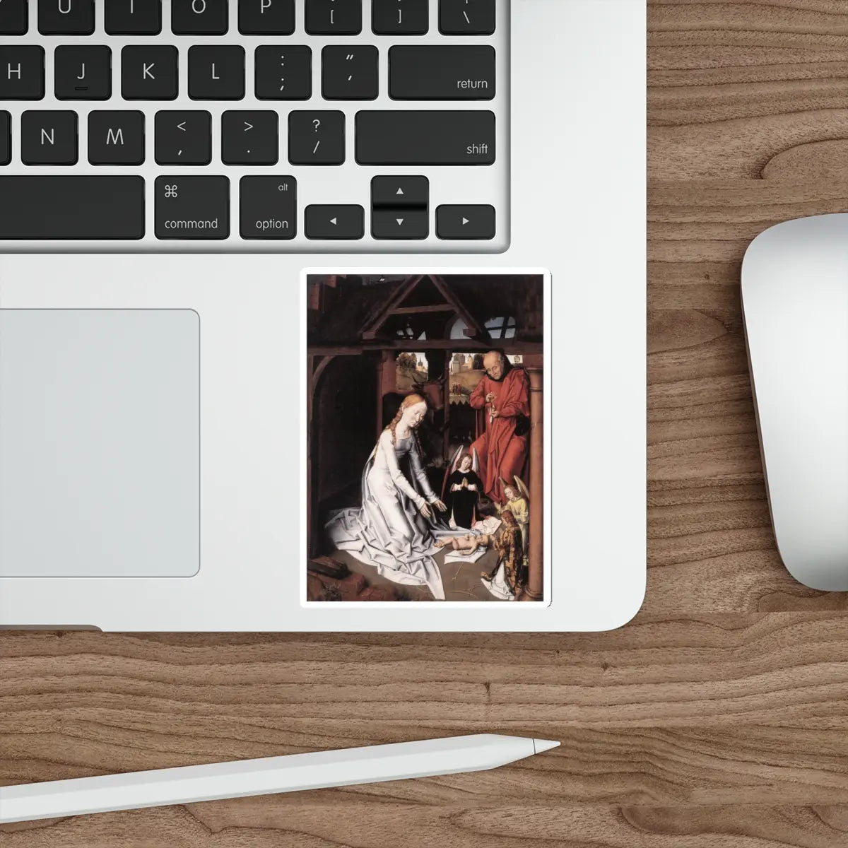 SKU:32262892782469928026 Sticker types:White Shape:Die-Cut Sizes:4" × 4"
