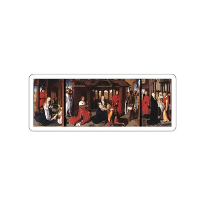 MEMLING, Hans -early- Triptych (Artwork) STICKER Vinyl Die-Cut Decal White Die-Cut 2 Inch - The Sticker Space