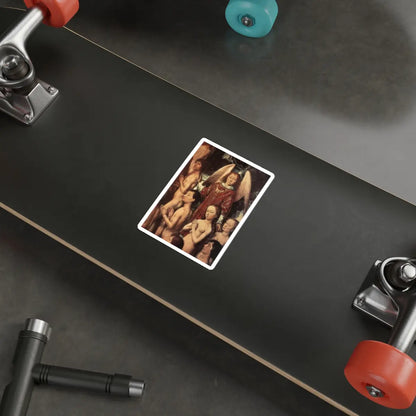 SKU:33860174916184825384 Sticker types:White Shape:Die-Cut Sizes:4" × 4"