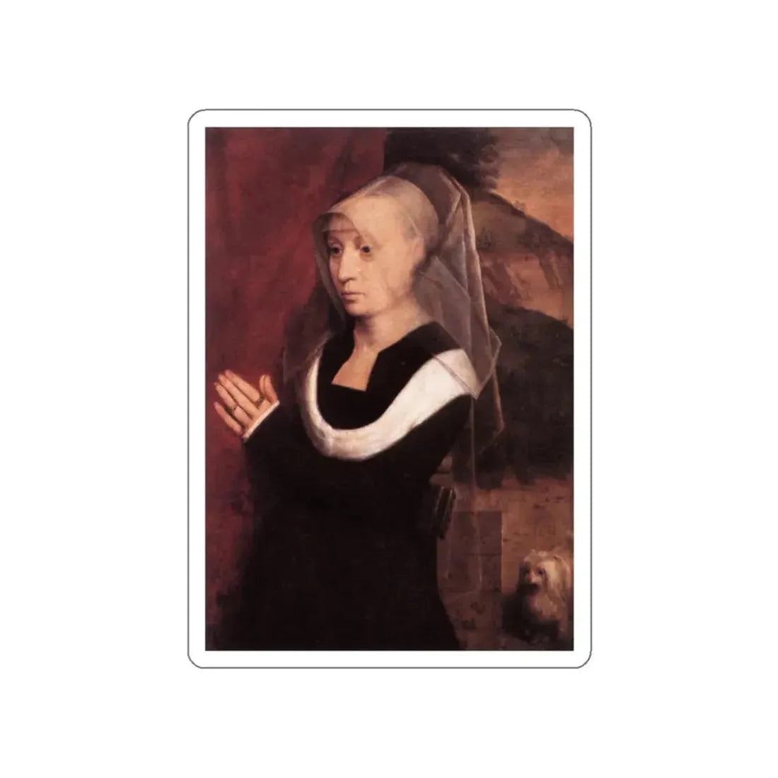 MEMLING, Hans -late- Donor2 (Artwork) STICKER Vinyl Die-Cut Decal - The Sticker Space