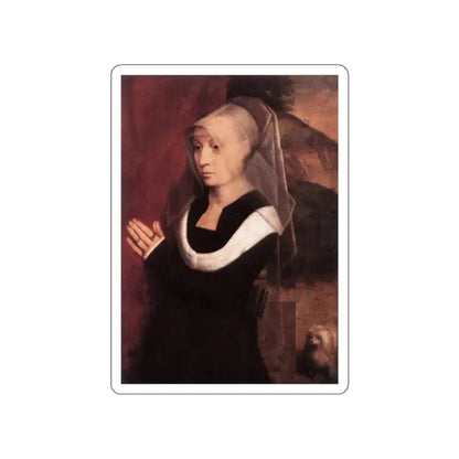 MEMLING, Hans -late- Donor2 (Artwork) STICKER Vinyl Die-Cut Decal White Die-Cut 6 Inch - The Sticker Space