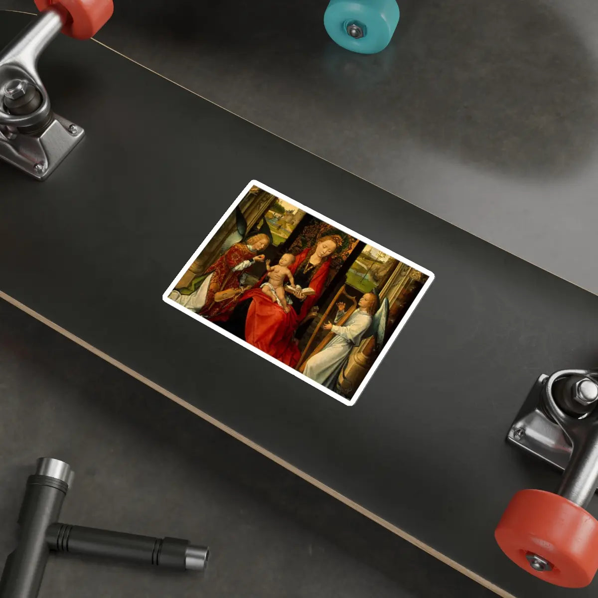 SKU:30517642393667381404 Sticker types:White Shape:Die-Cut Sizes:5" × 5"