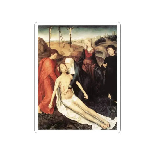 MEMLING, Hans -middle- Lamentation (Artwork) STICKER Vinyl Die-Cut Decal White Die-Cut 2 Inch - The Sticker Space