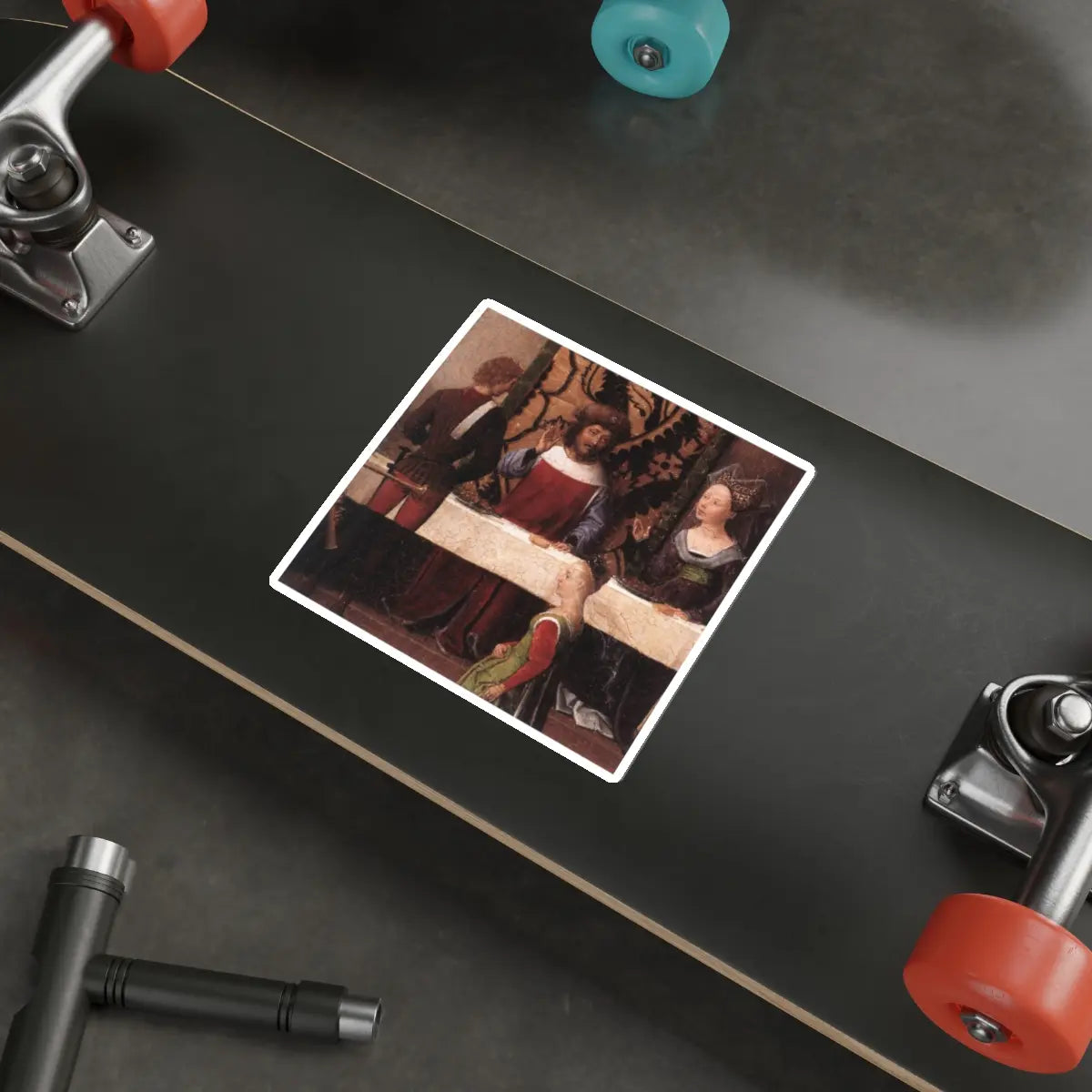 SKU:22308354738132436162 Sticker types:White Shape:Die-Cut Sizes:5" × 5"