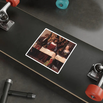 SKU:22308354738132436162 Sticker types:White Shape:Die-Cut Sizes:5" × 5"
