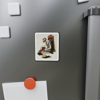 Memories (Magazine Illustration) Refrigerator Magnet-The Sticker Space