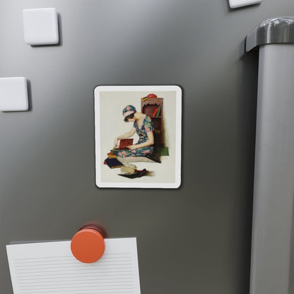 Memories (Magazine Illustration) Refrigerator Magnet-The Sticker Space