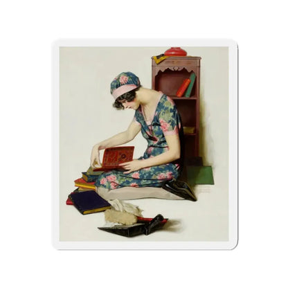 Memories (Magazine Illustration) Refrigerator Magnet 2 Inch - The Sticker Space