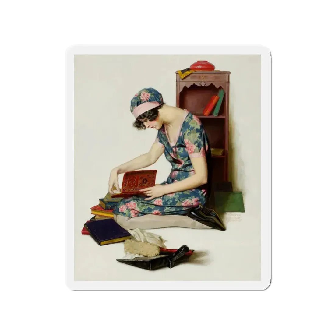 Memories (Magazine Illustration) Refrigerator Magnet 3 Inch - The Sticker Space