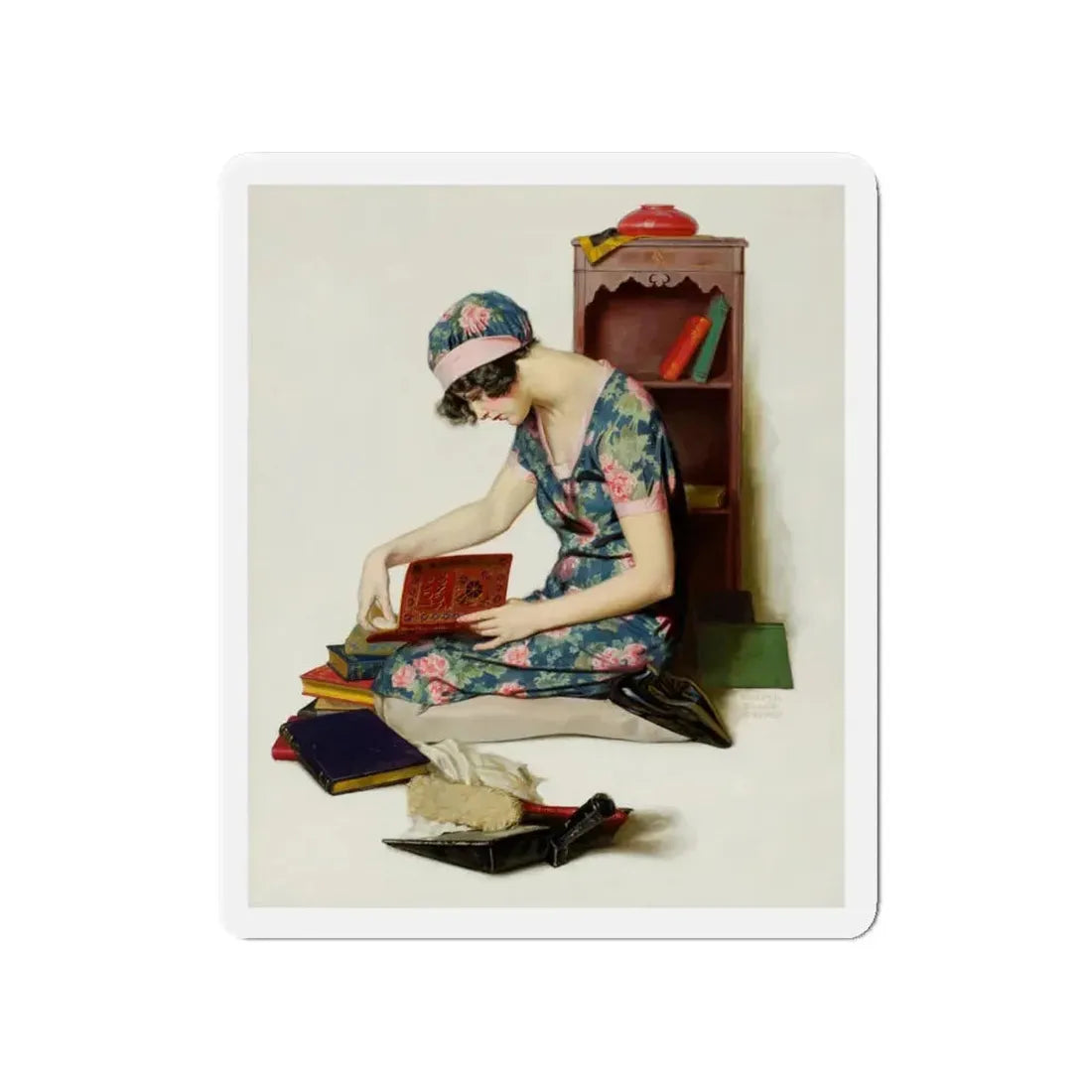 Memories (Magazine Illustration) Refrigerator Magnet 4 Inch - The Sticker Space