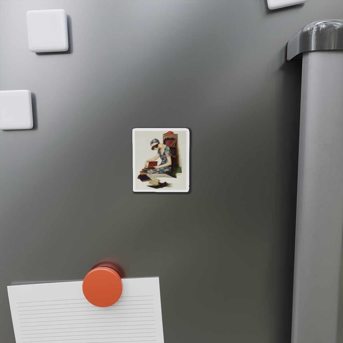 Memories (Magazine Illustration) Refrigerator Magnet-The Sticker Space