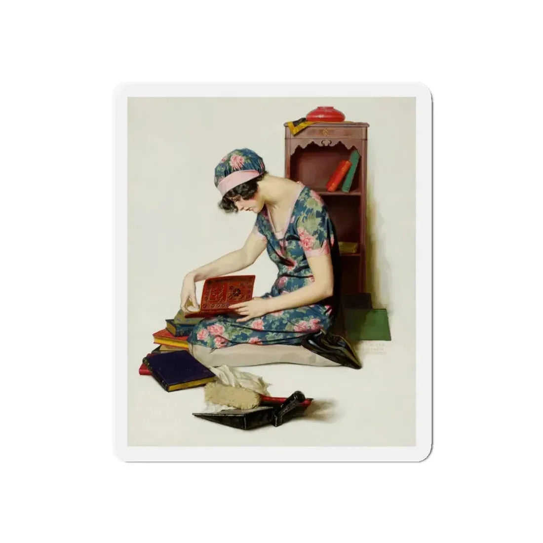 Memories (Magazine Illustration) Refrigerator Magnet - The Sticker Space