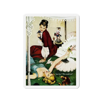 Memory, Good Housekeeping, October 1948 (Magazine Illustration) Refrigerator Magnet - The Sticker Space