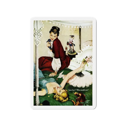 Memory, Good Housekeeping, October 1948 (Magazine Illustration) Refrigerator Magnet - The Sticker Space